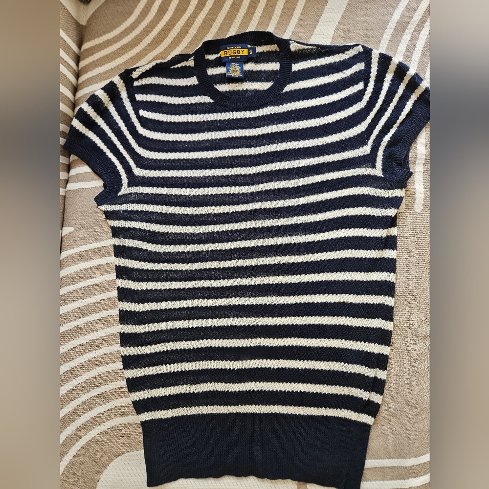 Ralph Lauren Rugby knit top, sz s